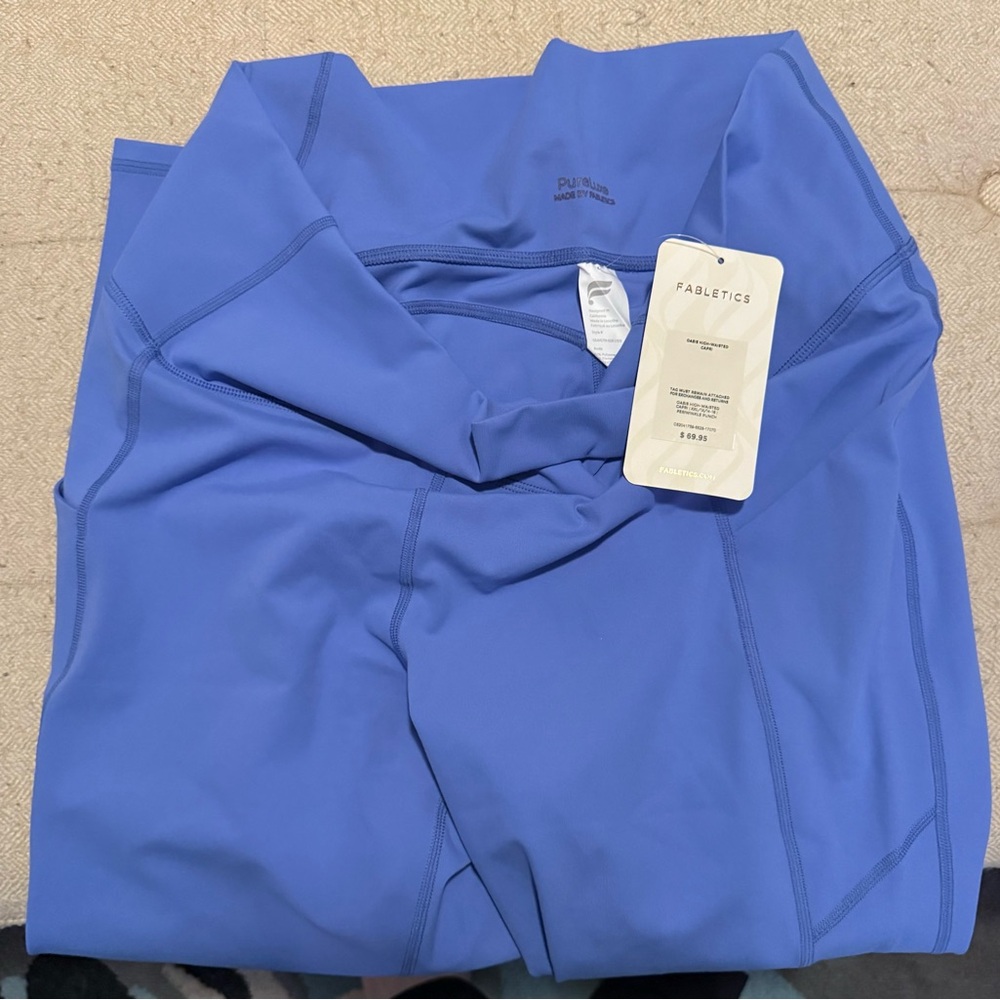 Fabletics Sculpt High-Rise Leggings in Periwinkle
